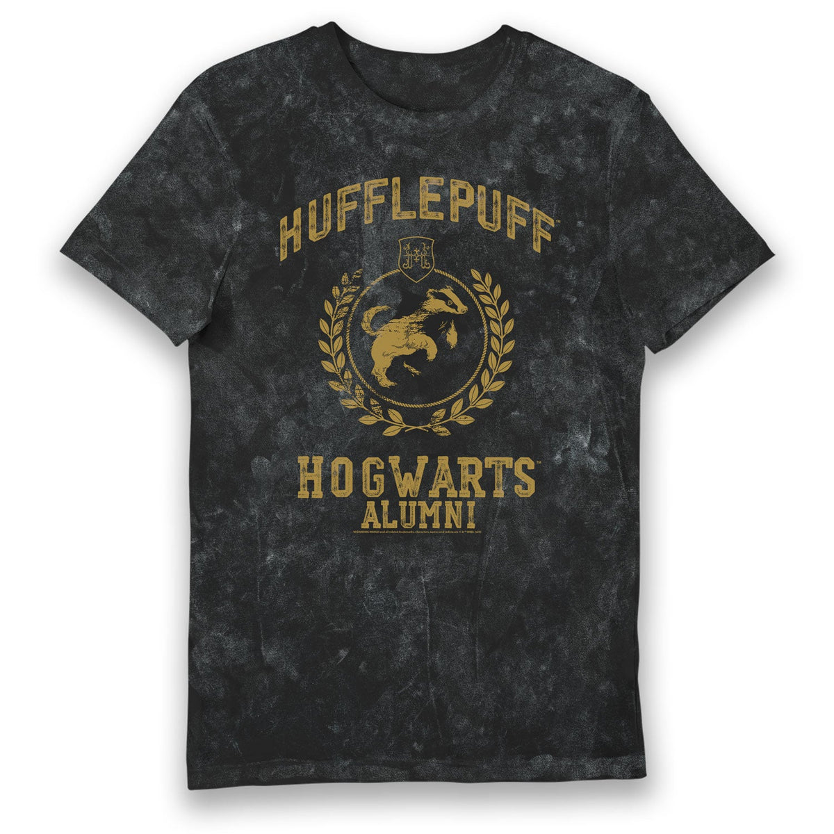 Harry Potter Hufflepuff Hogwarts Alumni Vintage Style Adults T-Shirt