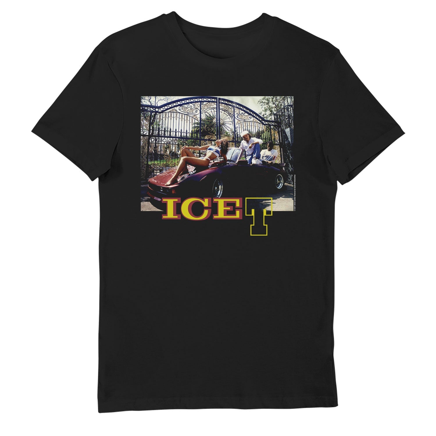 Ice T Black Printed Music T-Shirt -2XL