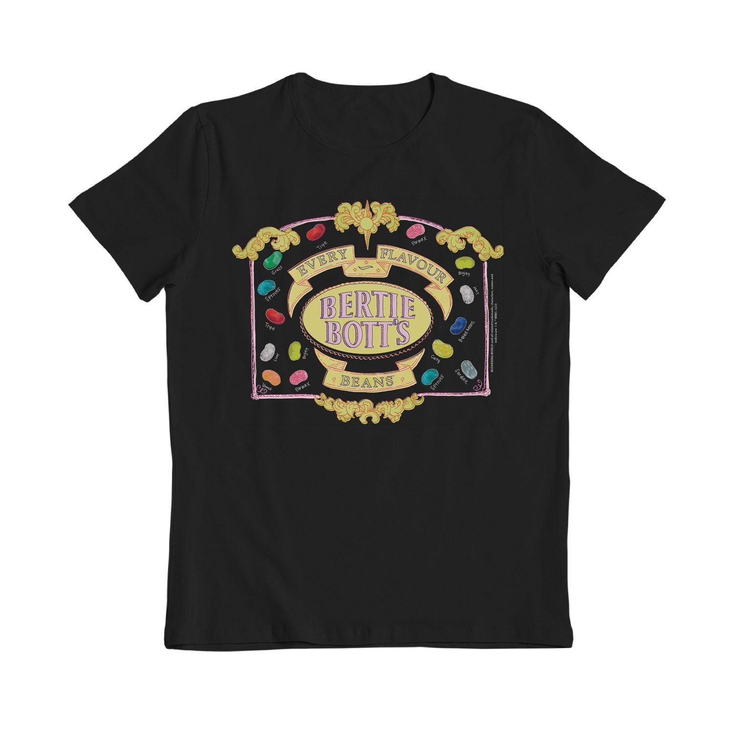 Harry Potter Honeydukes Bertie Botts Black Kids T-Shirt