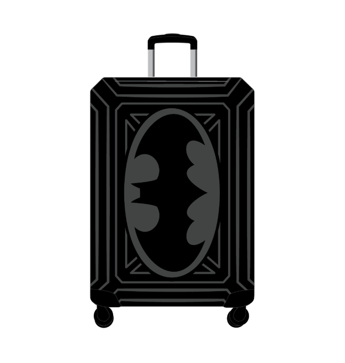 black Backpacks Front