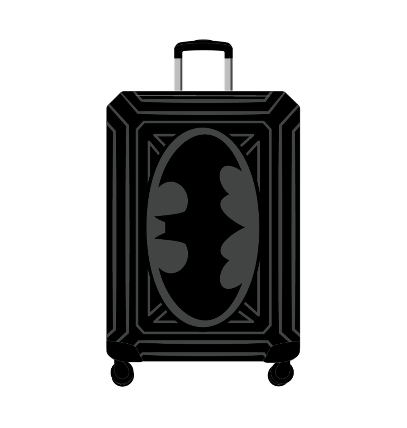 black Backpacks Front