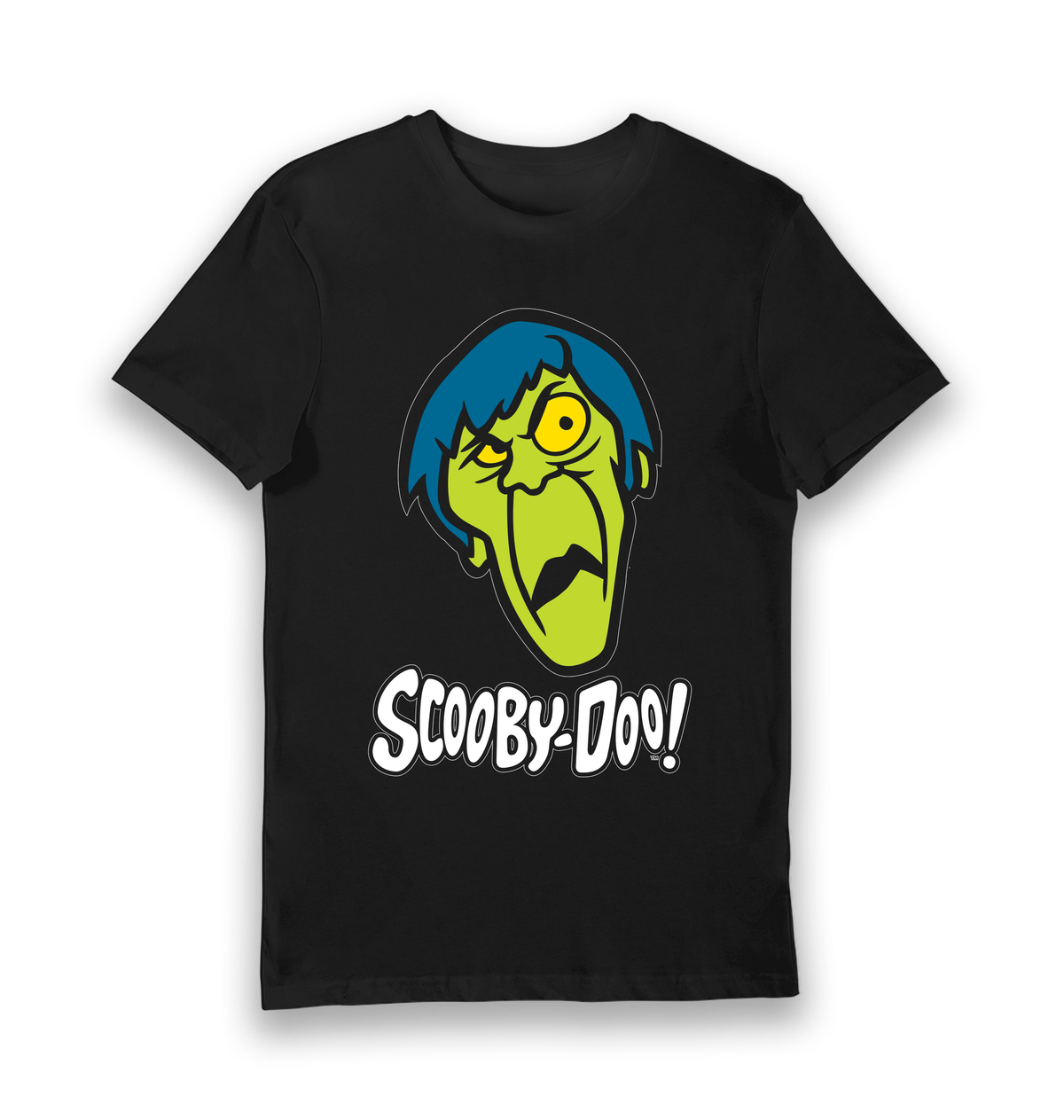 Black Printed T-shirt Front