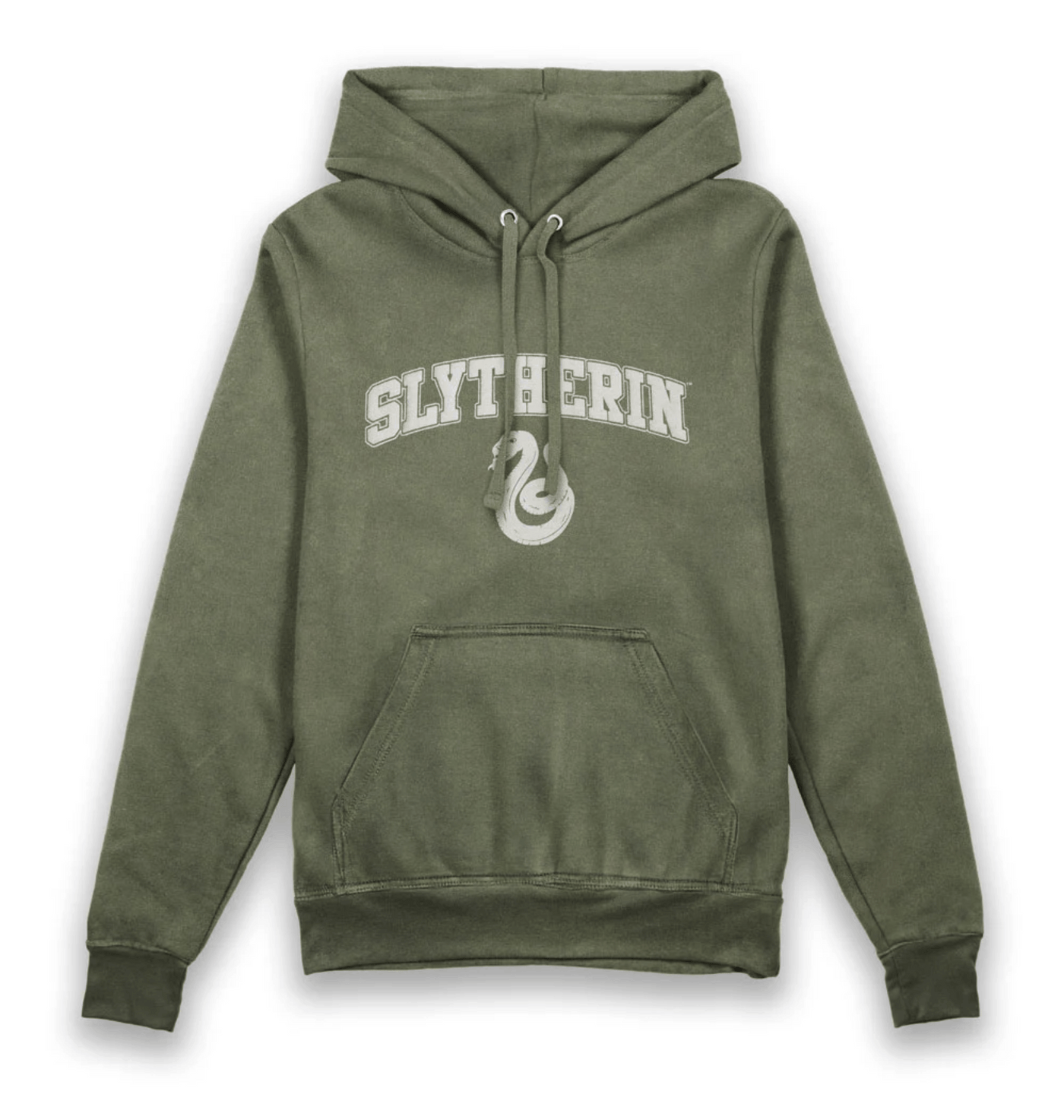 Sage Green Printed Hoody Front