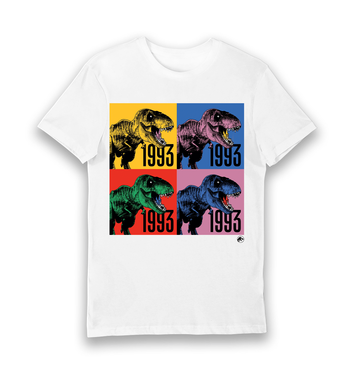 White Printed T-shirt Front