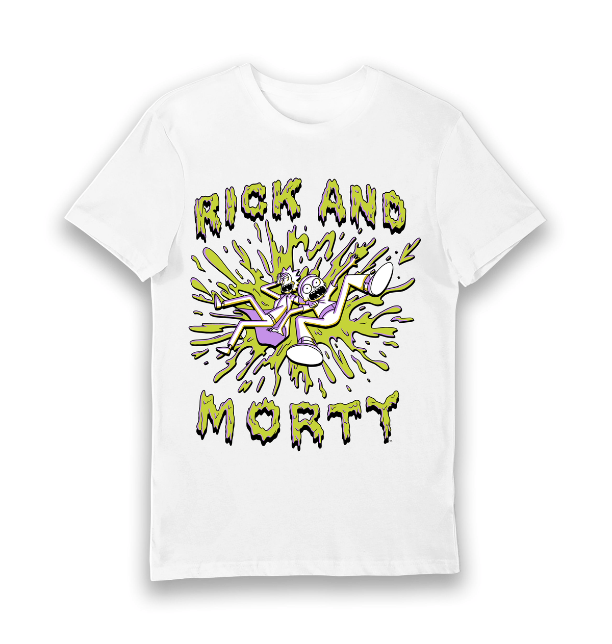 White Printed T-shirt Front