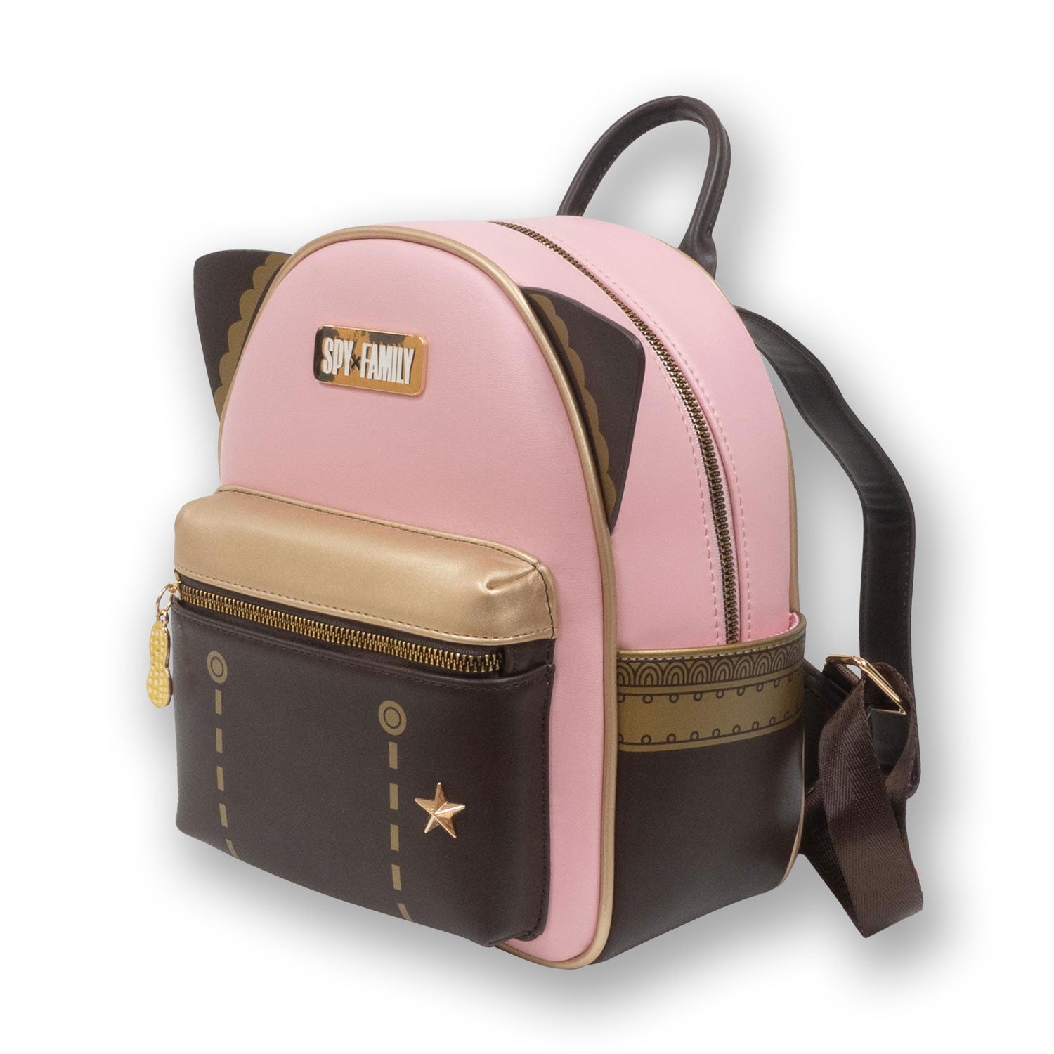 Spy x Family Anya Pink PU Mini Backpack with Horns