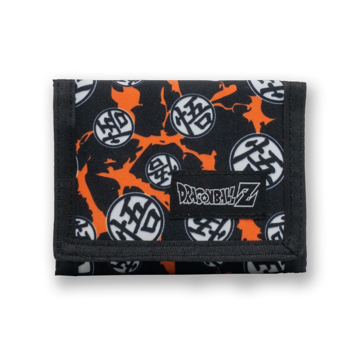 Dragon Ball Z Logo Bolt Nylon Trifold Wallet