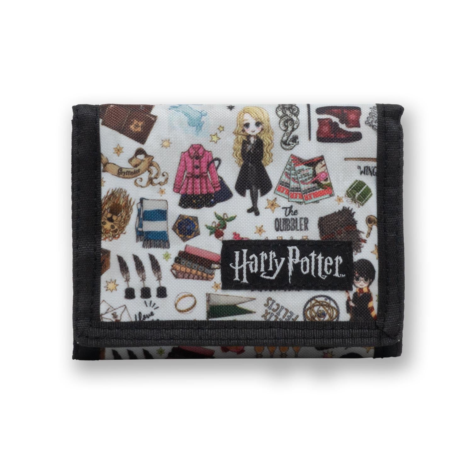 Buy Wholesale Harry Potter Sketch Nylon Trifold Wallet