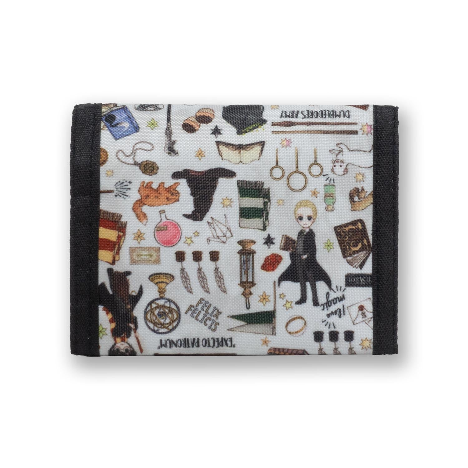Harry Potter Sketch Nylon Trifold Wallet