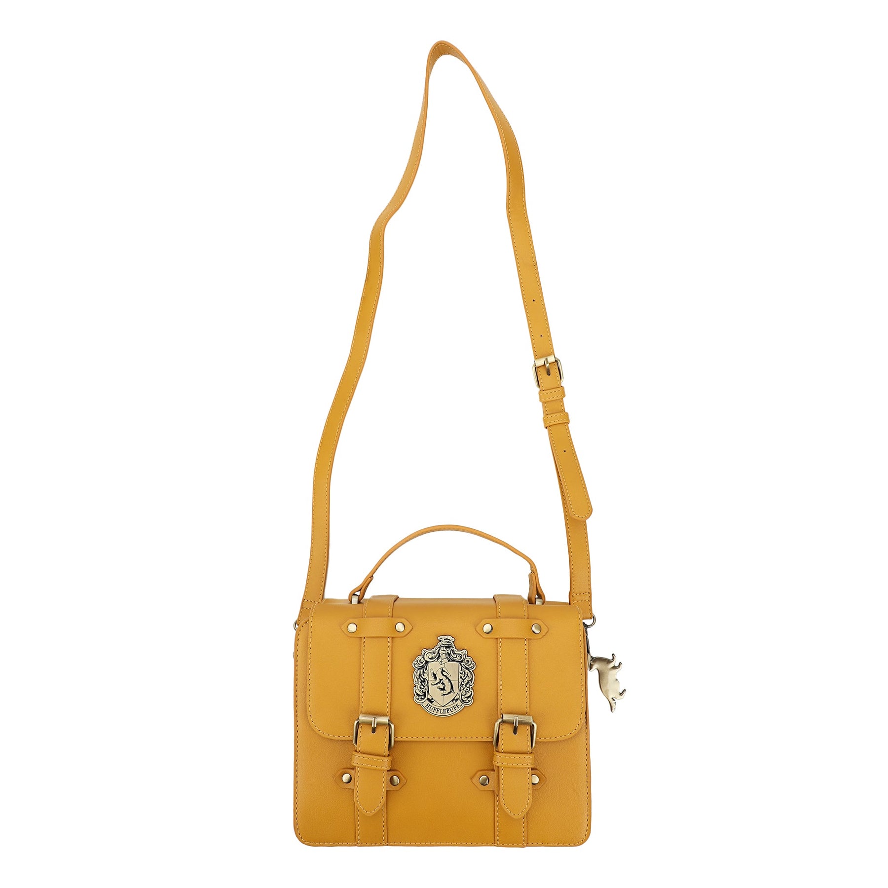 Harry Potter Hufflepuff Satchel Handbag with Charms