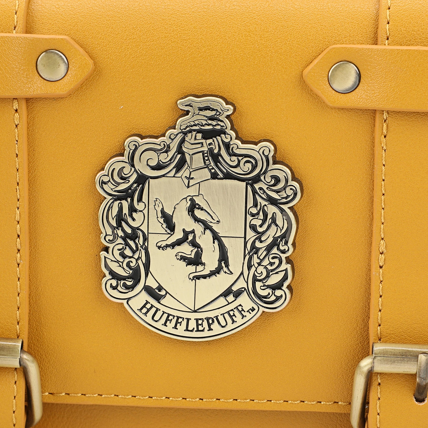 Harry Potter Hufflepuff Satchel Handbag with Charms