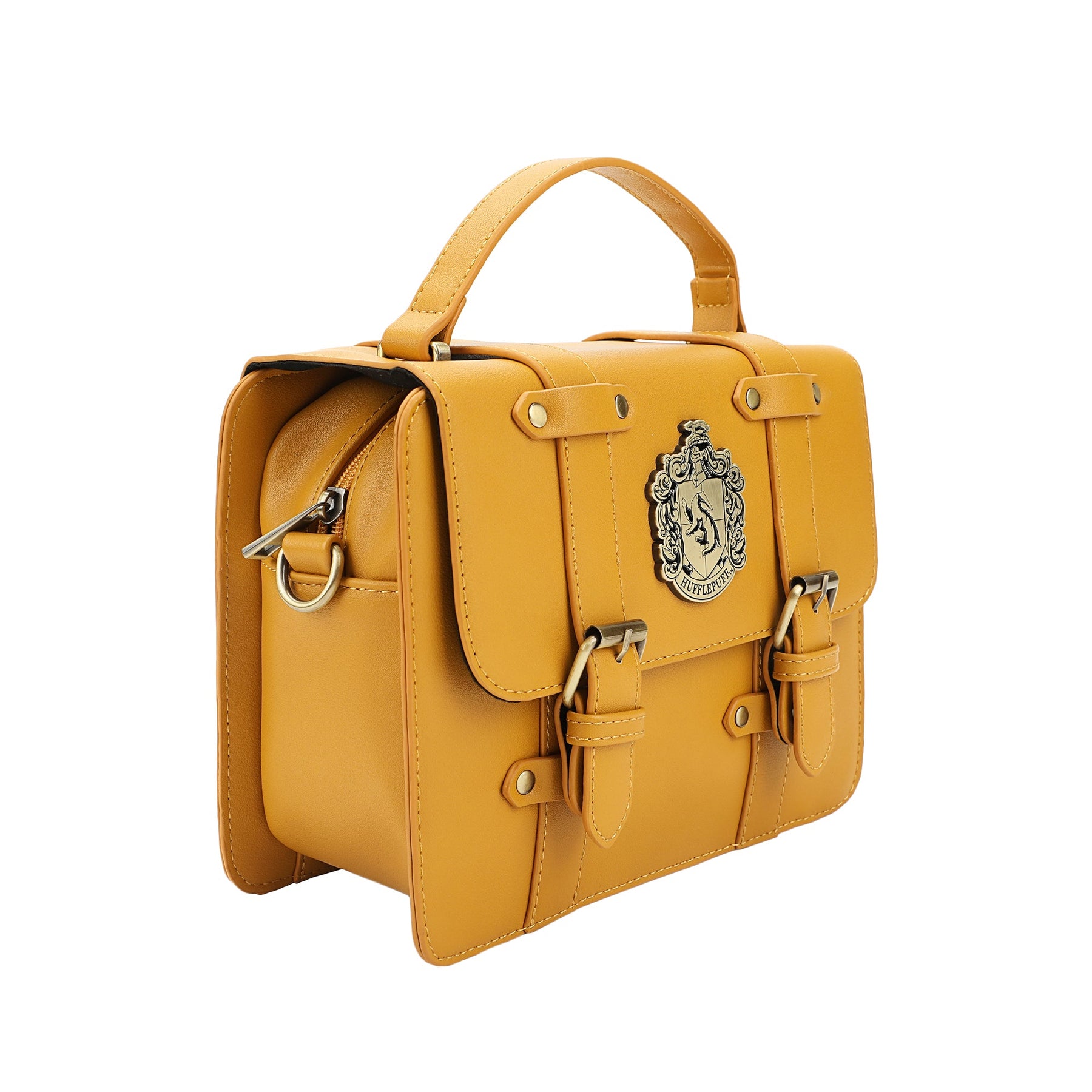 Harry Potter Hufflepuff Satchel Handbag with Charms