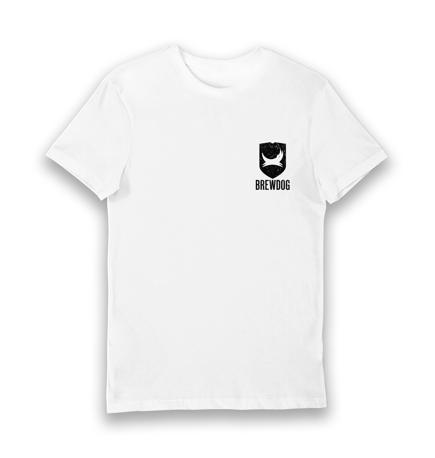 White Printed T-shirt Front