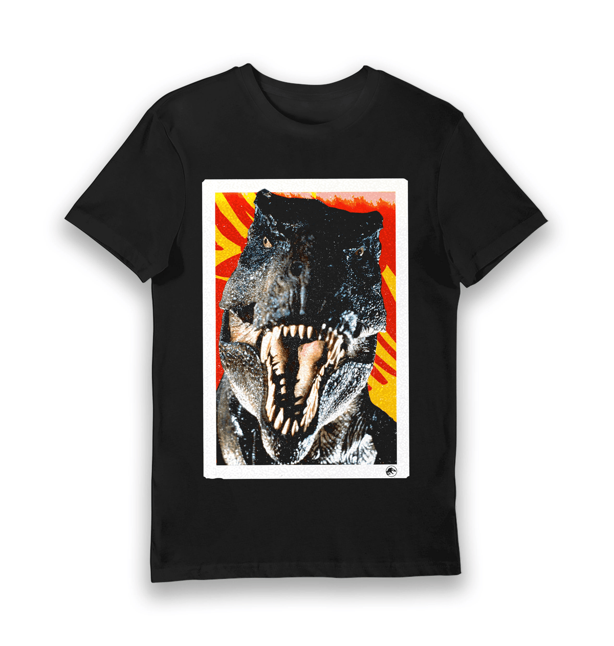 Black Printed T-shirt Front