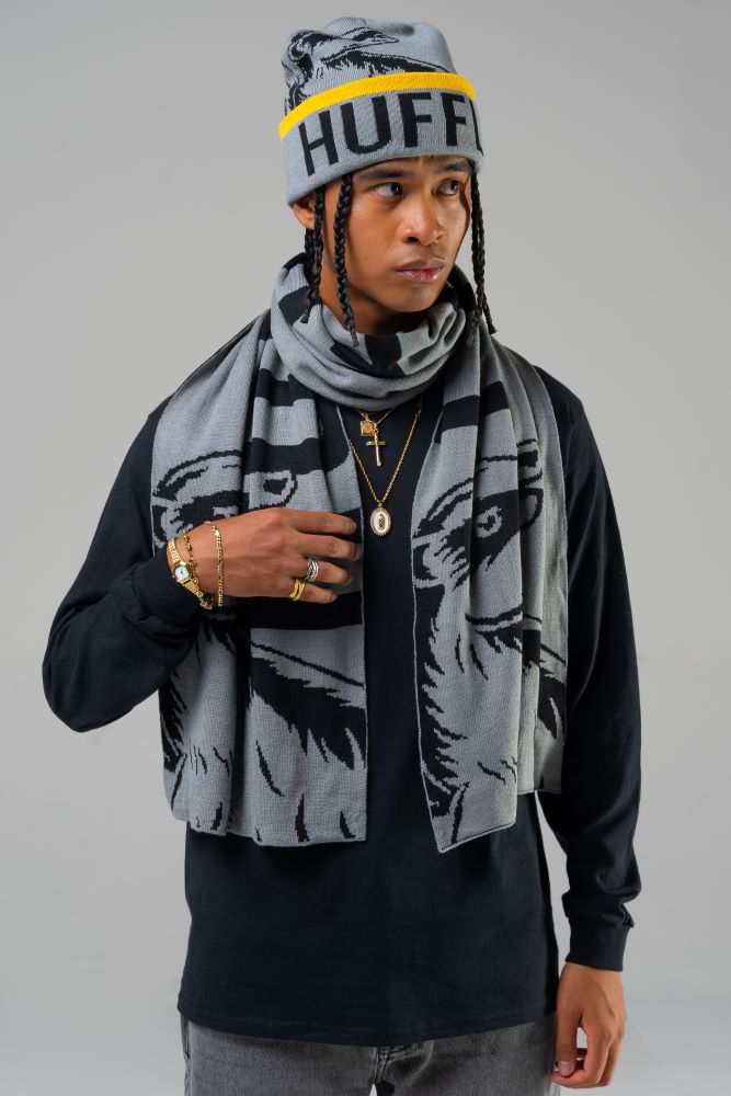 Harry Potter Slytherin Luxury Adults Beanie & Jacquard Scarf Set