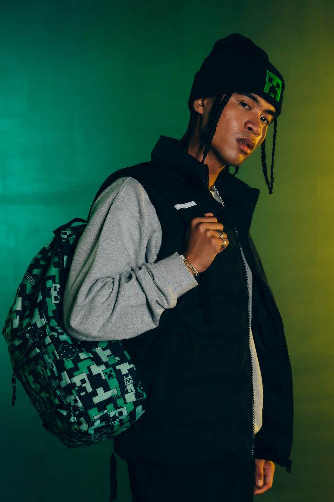Minecraft Creeper Embroidered Adults Beanie
