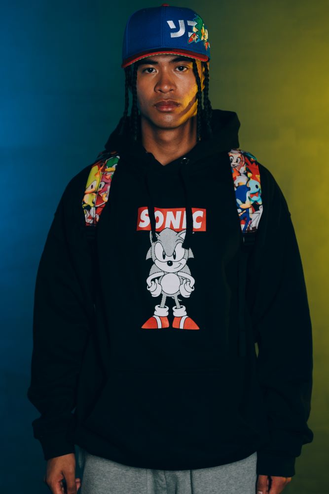 Sonic Kanji Pre-Curved Bill Snapback Adults Cap