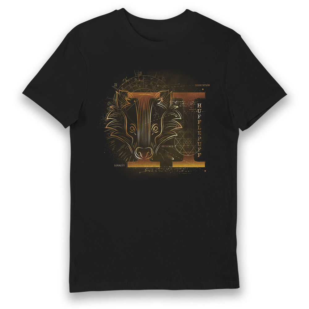 Harry Potter Hufflepuff House Glow in The Dark T-Shirt