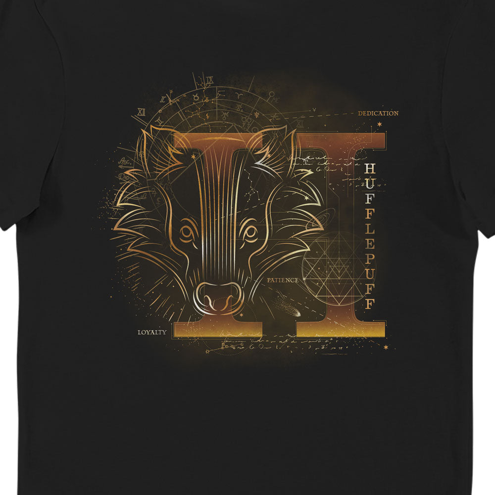 Harry Potter Hufflepuff House Glow in The Dark T-Shirt