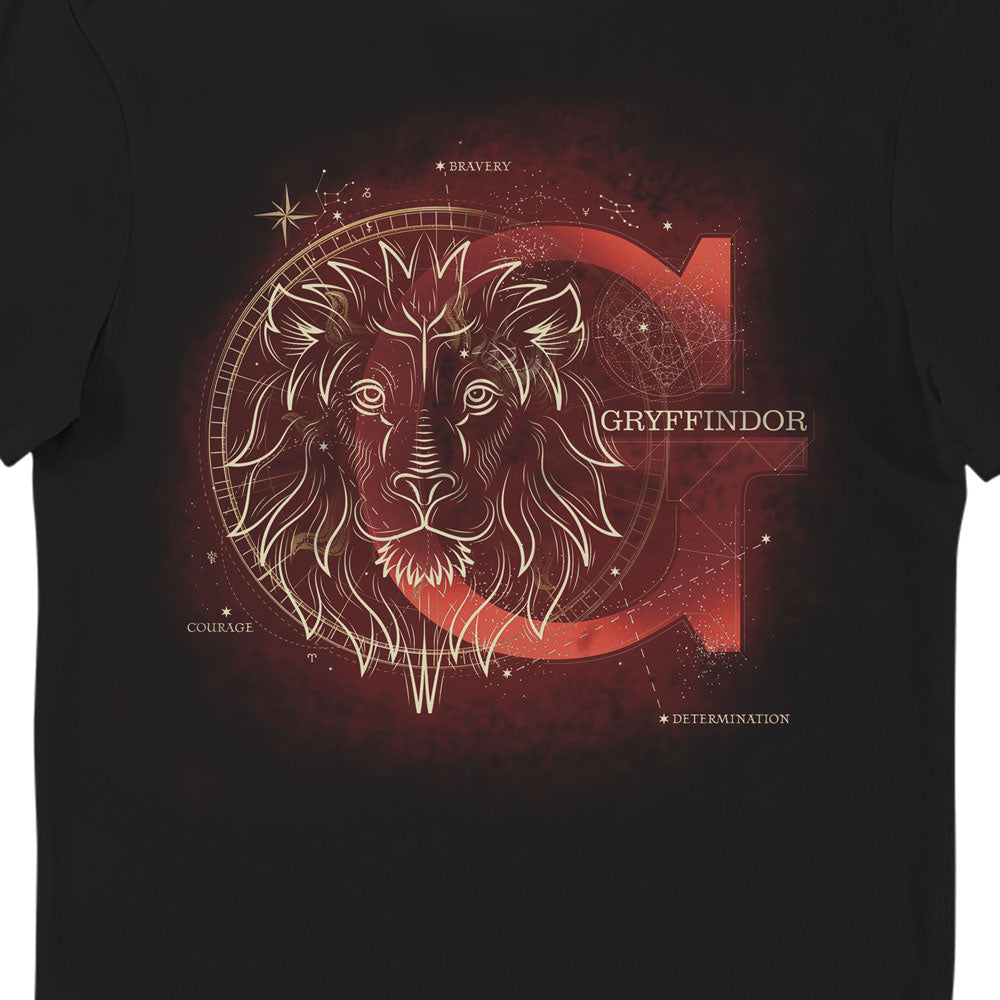 Harry Potter Gryffindor House Glow in The Dark T-Shirt Bulk Buy