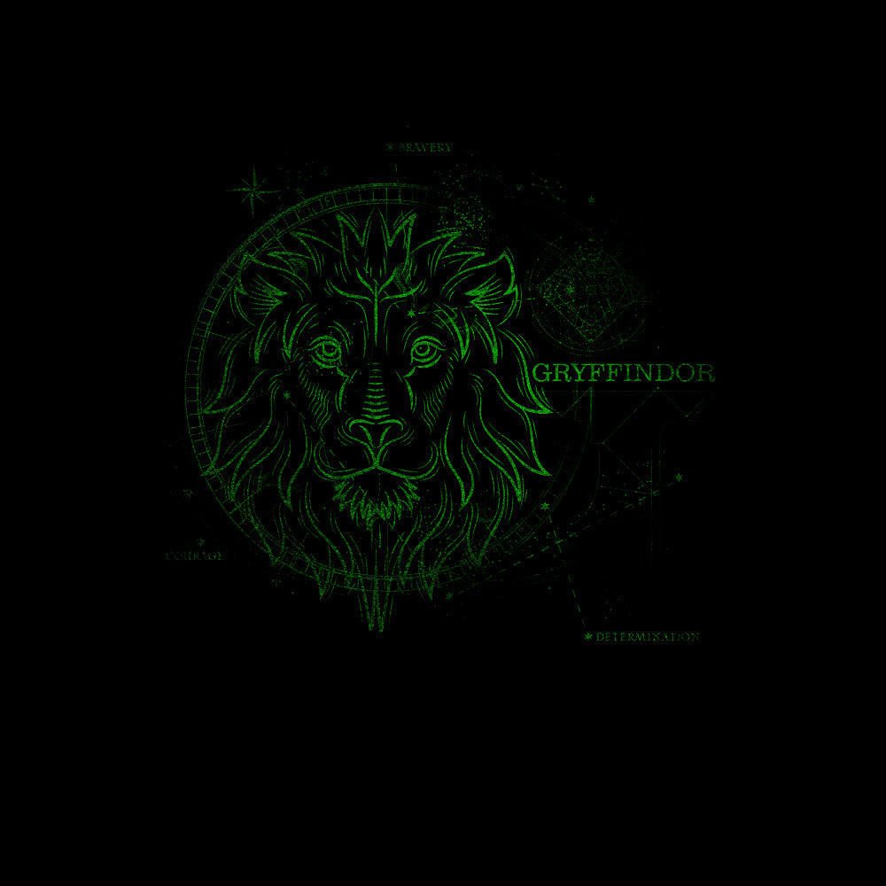 Harry Potter Gryffindor House Glow in The Dark T-Shirt
