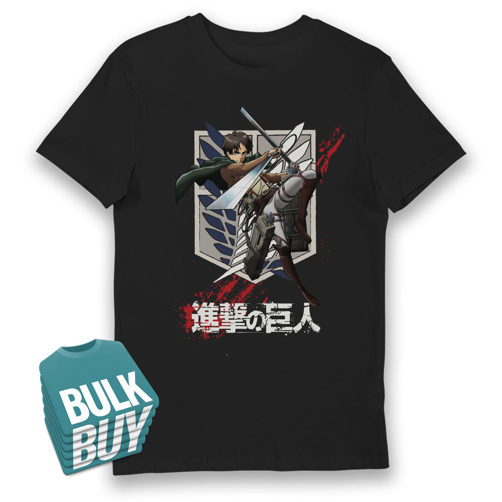 Attack On Titan Levi Crest T-Shirt Bulk Buy