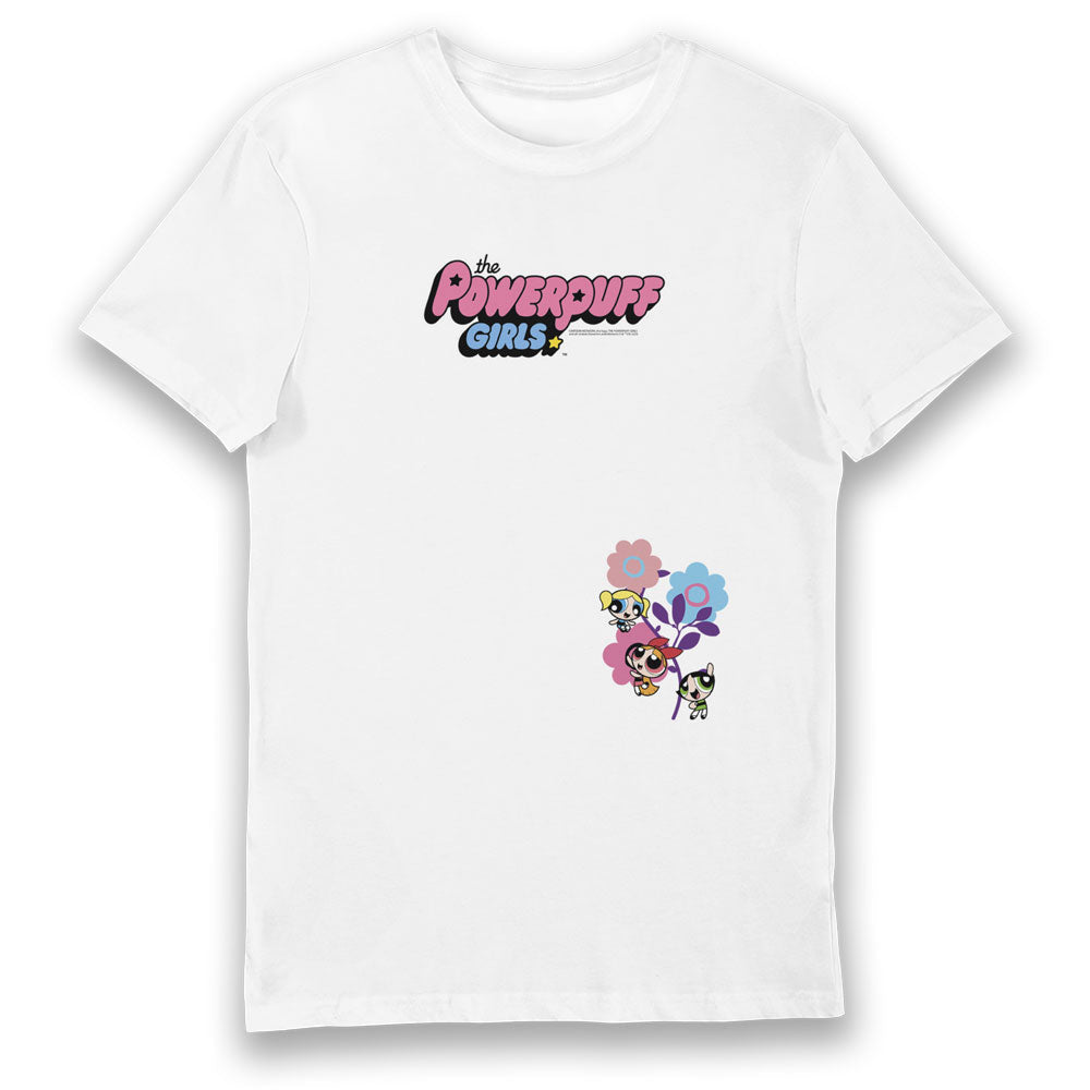 Powerpuff Girls Sugar, Spice and Everything Nice Flower Adults T-Shirt