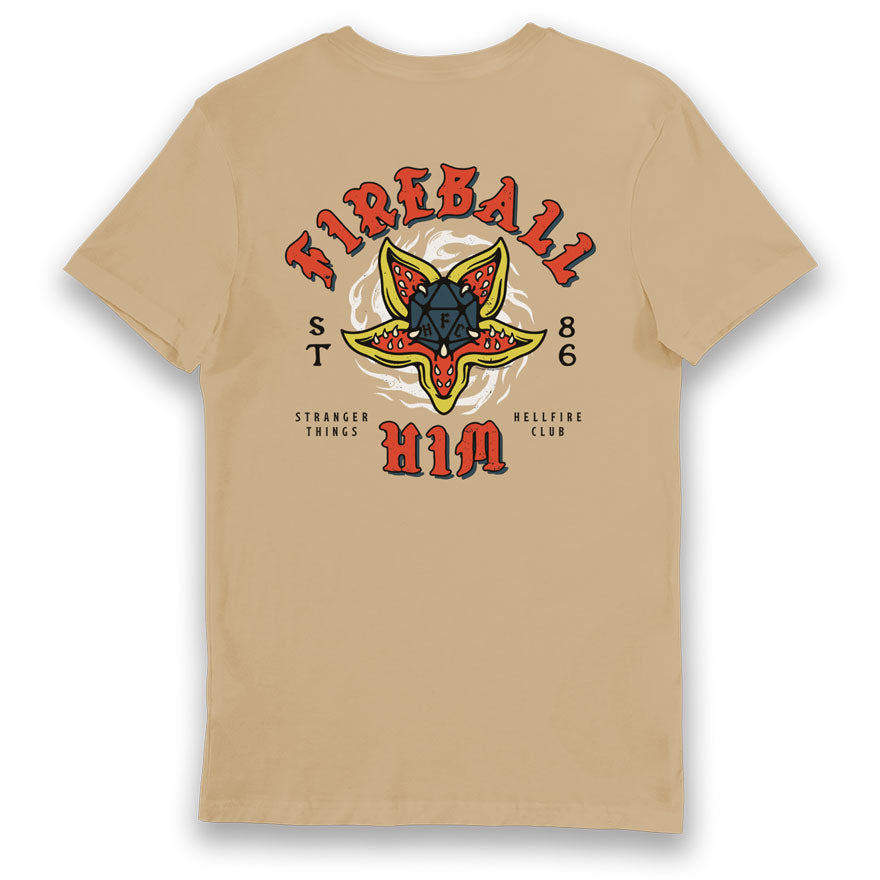 Stranger Things Fireball Him Adults T-Shirt