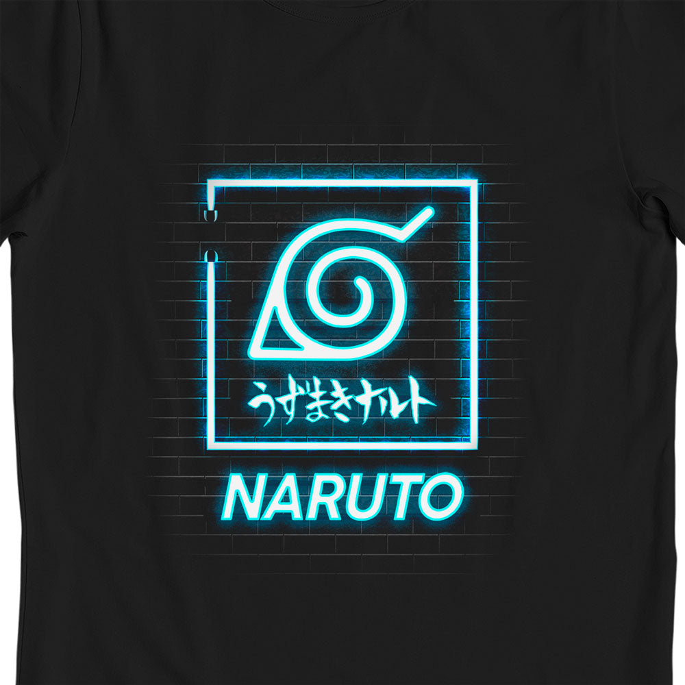 Naruto Shippuden Hidden Leaf Village Glow in the Dark Kids T-Shirt Bulk Buy