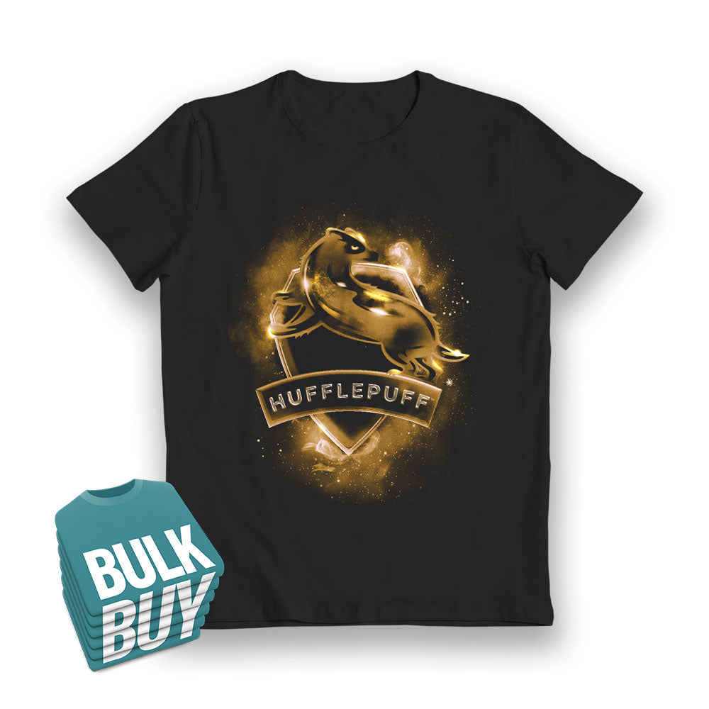 Harry Potter Hufflepuff House Glow in The Dark Kids T-Shirt Bulk Buy