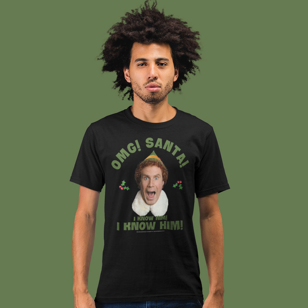 Elf Movie Printed Christmas T-shirt