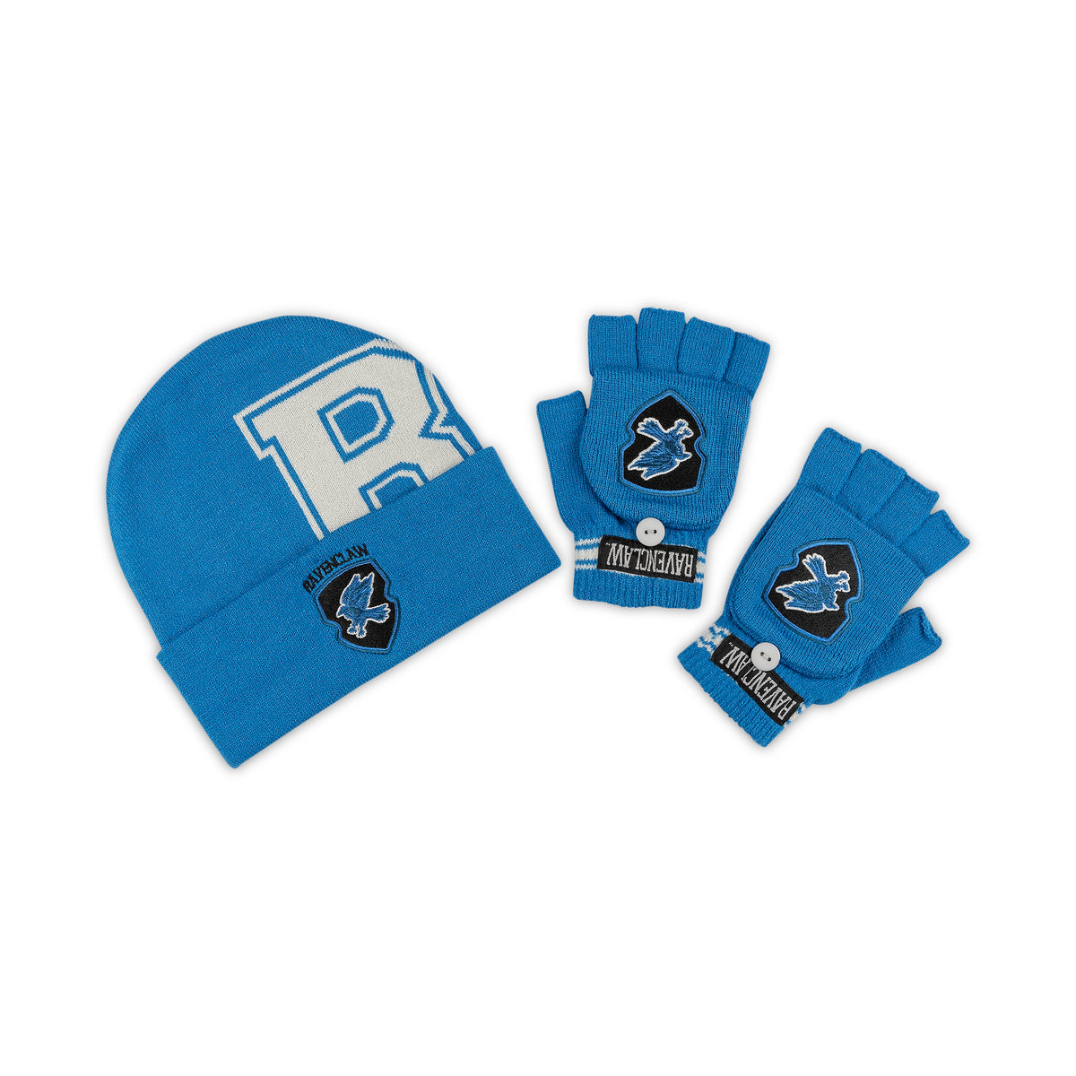 Harry Potter Ravenclaw Adults Hat & Glove Mitt Combo Set
