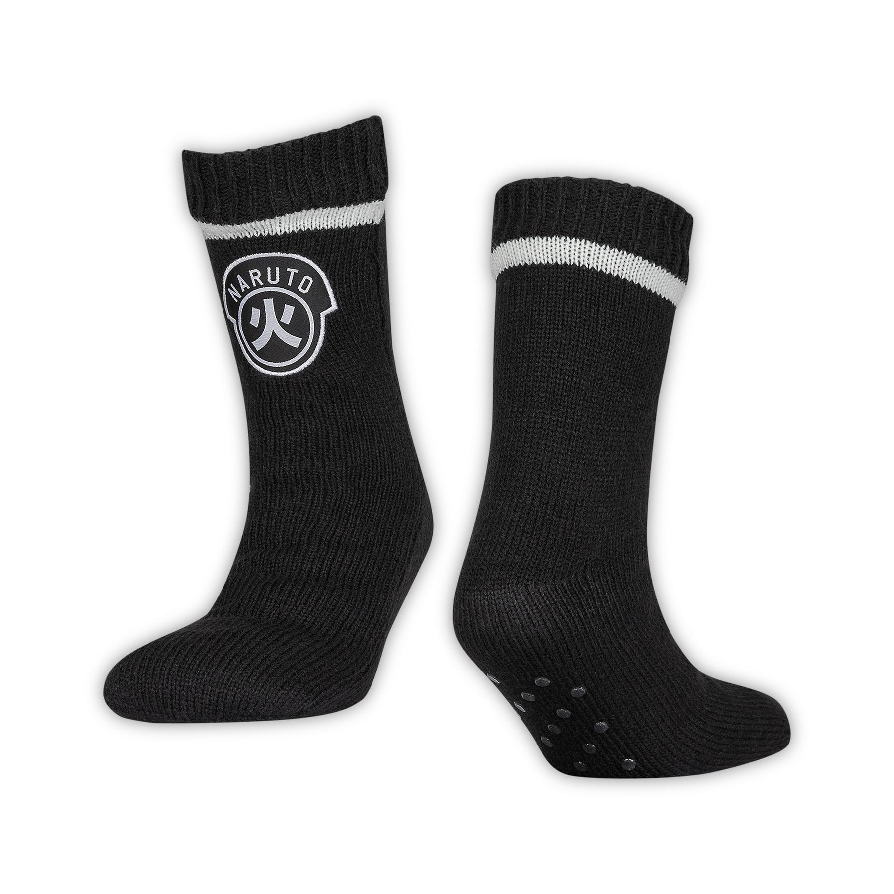 Naruto Fire Symbol Cosy Adults Slipper Socks