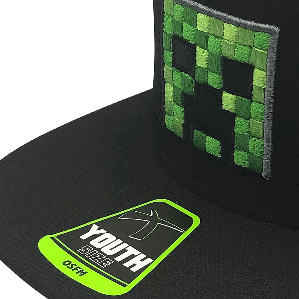 Minecraft Creeper Face Kids Cap