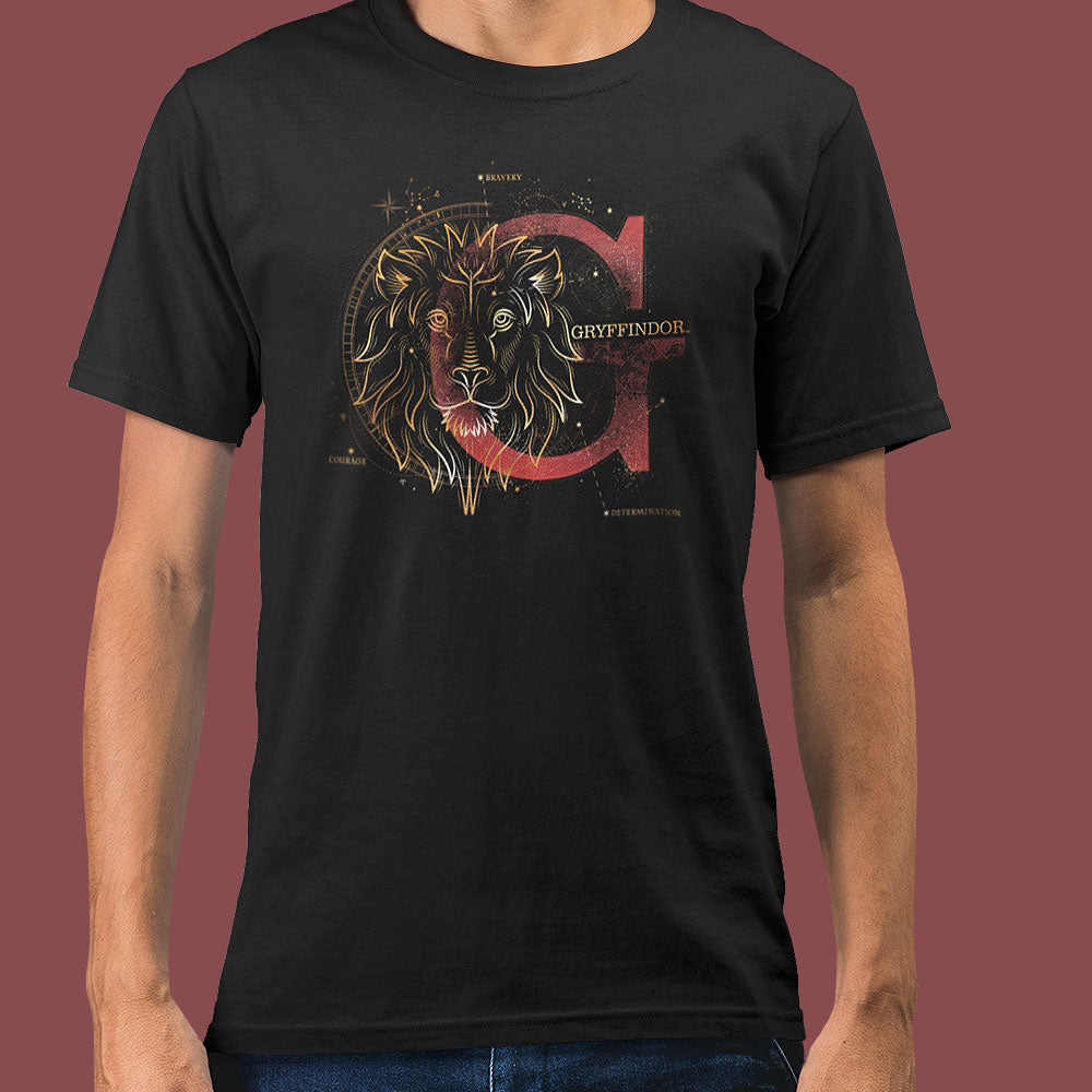Harry Potter Gryffindor House Glow in The Dark T-Shirt Bulk Buy