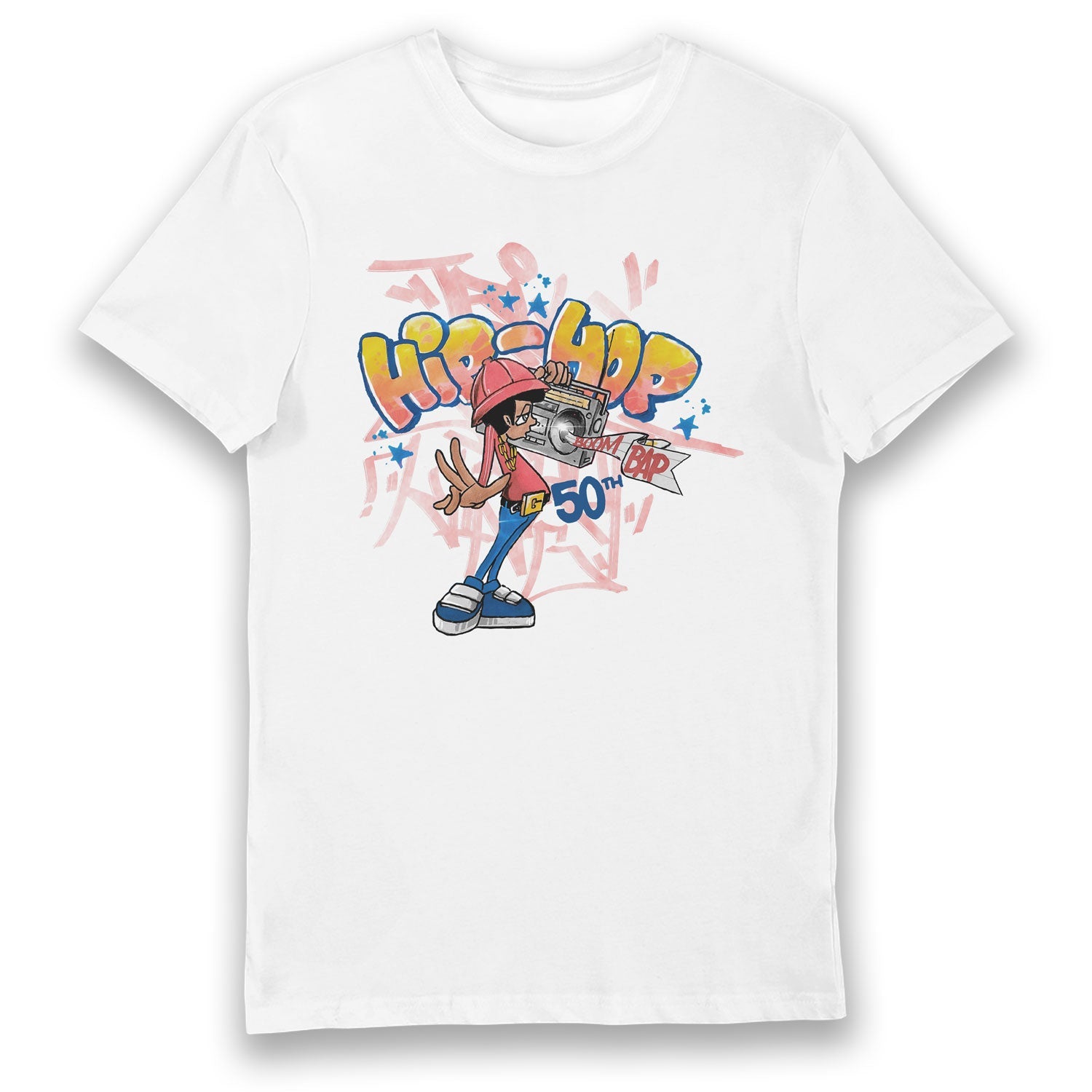 50 Years Hip Hop Graffiti Art T-Shirt