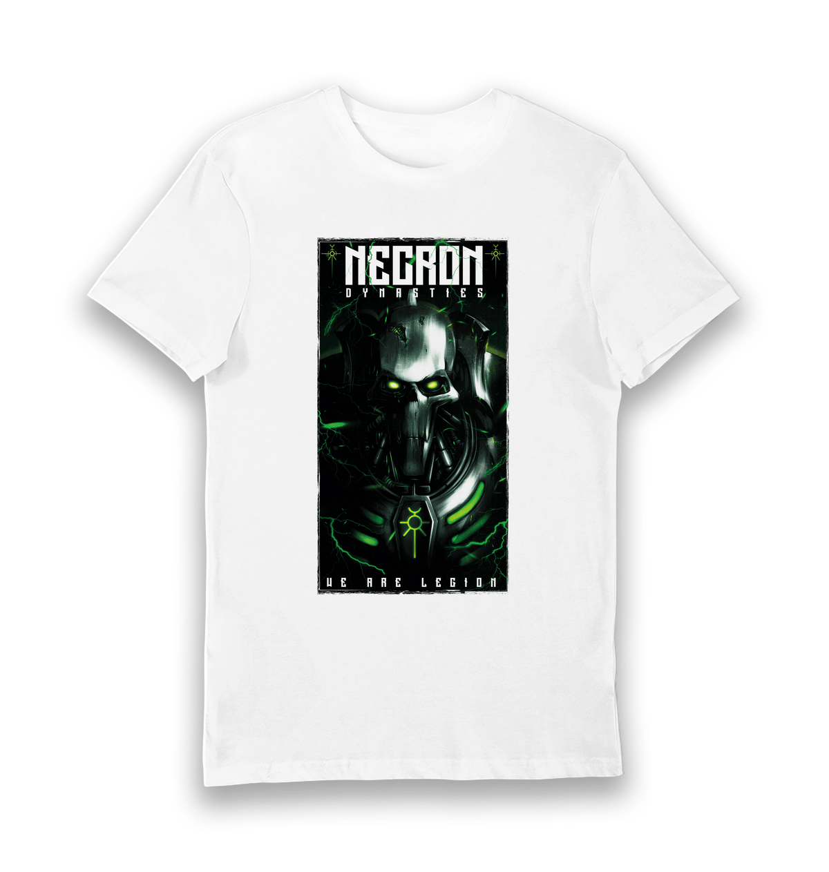 White Printed T-shirt Front