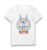 White Printed T-shirt Front