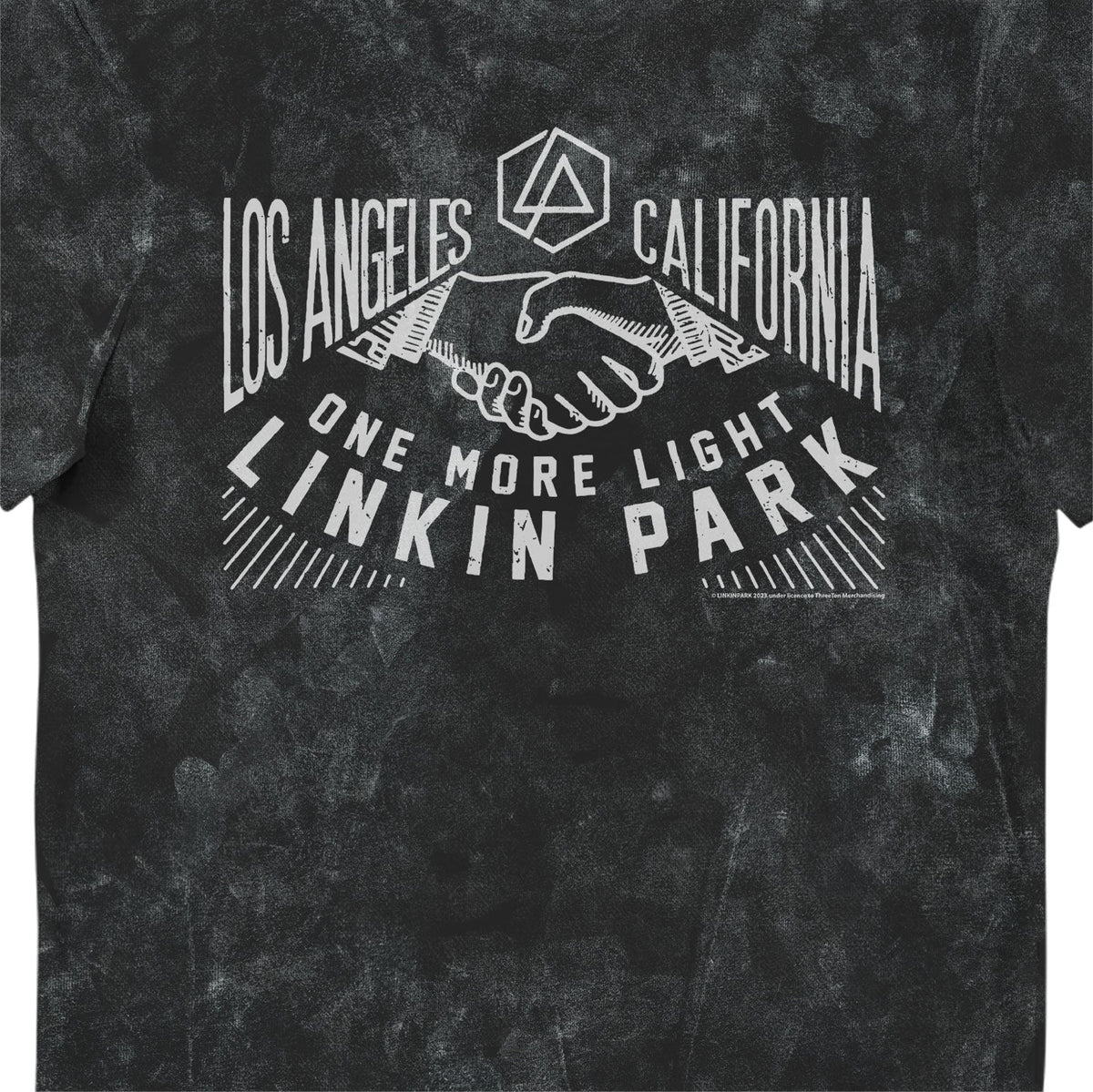 Linkin Park Hands Black Snow Wash Printed Music T-Shirt
