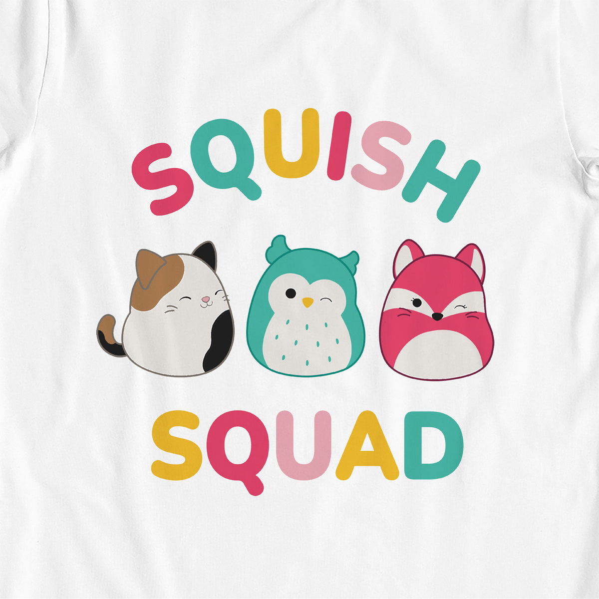 Squishmallows Squish Squad White Kids T-Shirt