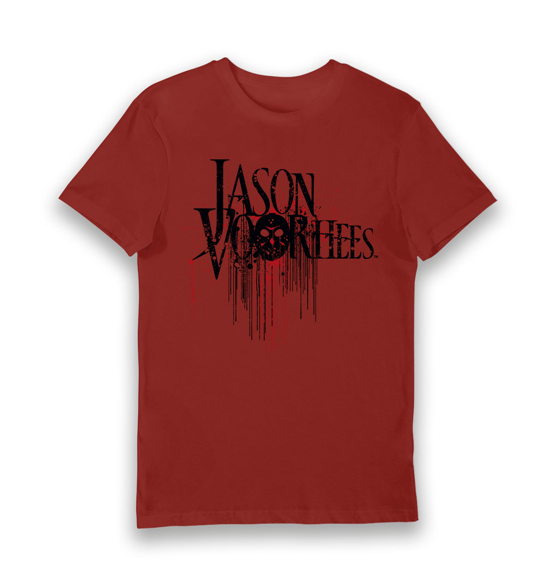 Brick Red Printed T-shirt Front