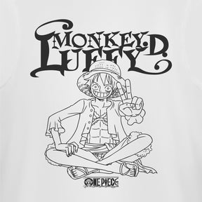 One Piece Monkey D. Luffy Adults Polo Shirt
