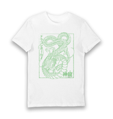 White Printed T-shirt Front