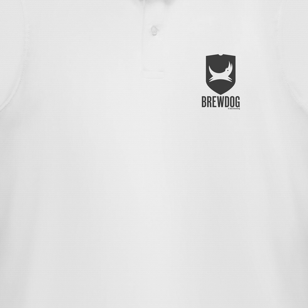 BrewDog United We Stand White Adults Polo Shirt