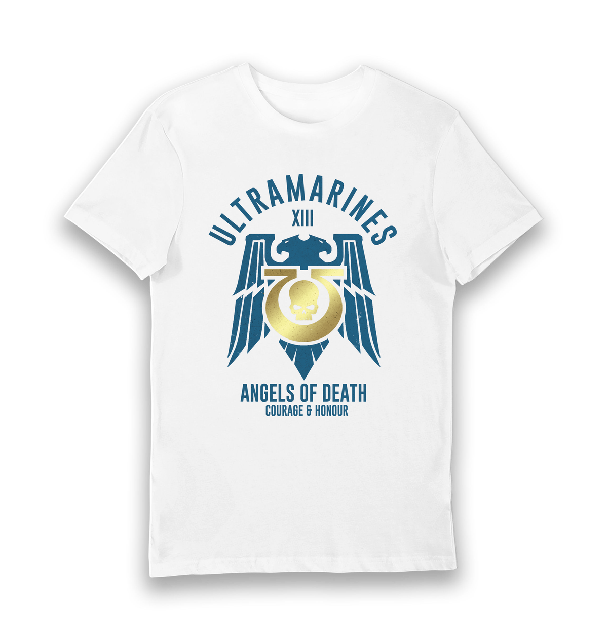 White Printed T-shirt Front