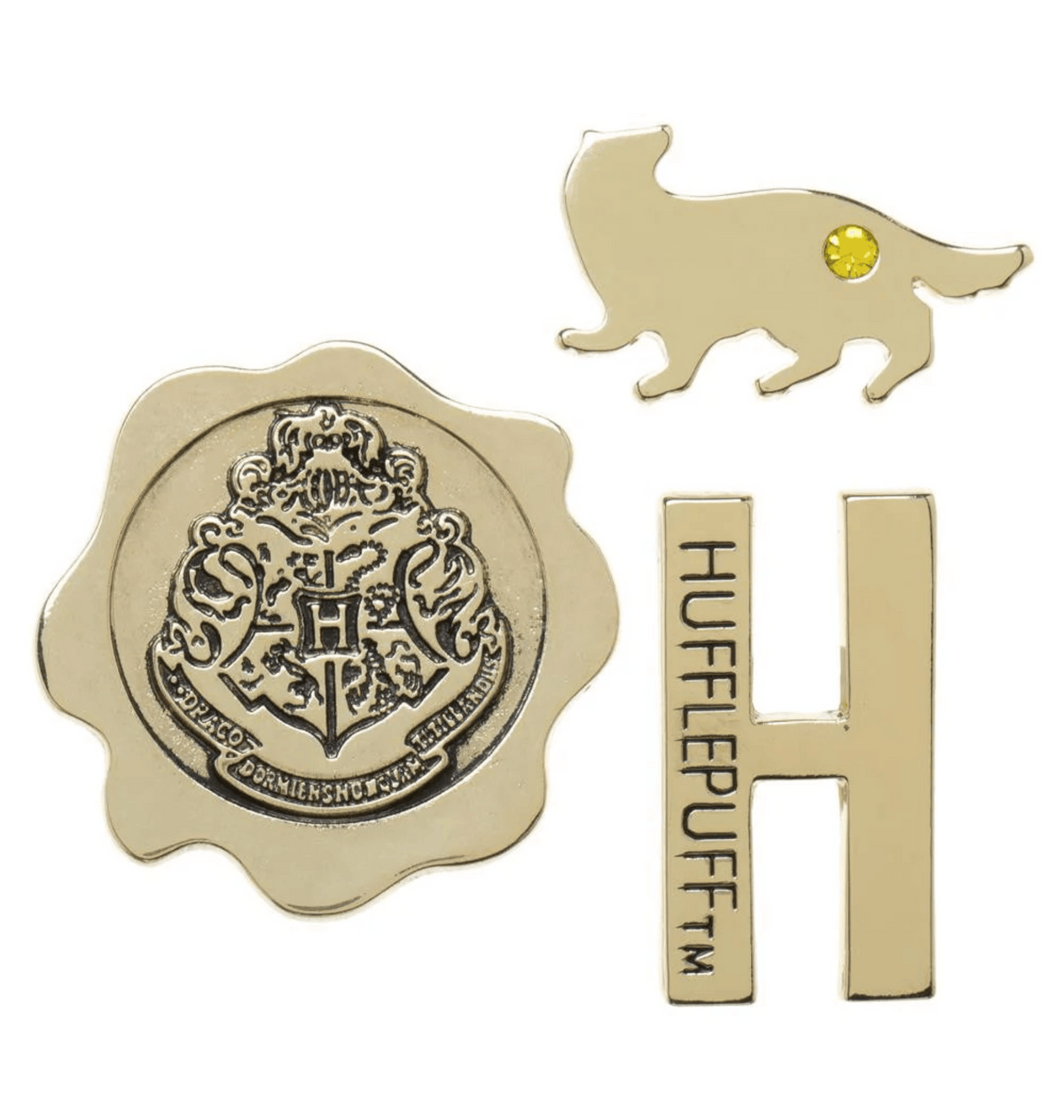 Gold Pin Badge Front