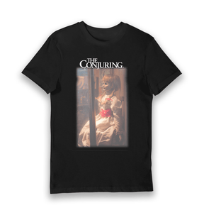 Black Printed T-shirt Front