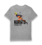 Sports Grey Printed T-shirt Front