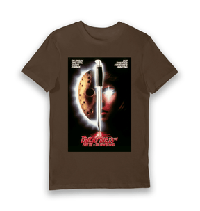 Brown Printed T-shirt Front