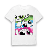 White Printed T-shirt Front